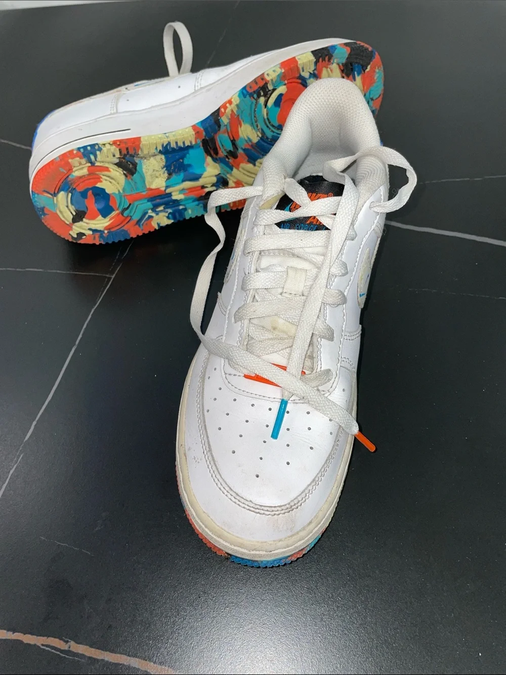 NIKE AIR FORCE 1 LV8 GS SWOOSH PACK FTL-08-129